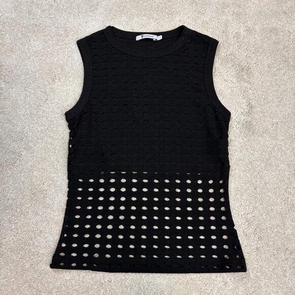 T by Alexander Wang Cut-Out Design Black Tank Top Size S - Picture 1 of 4